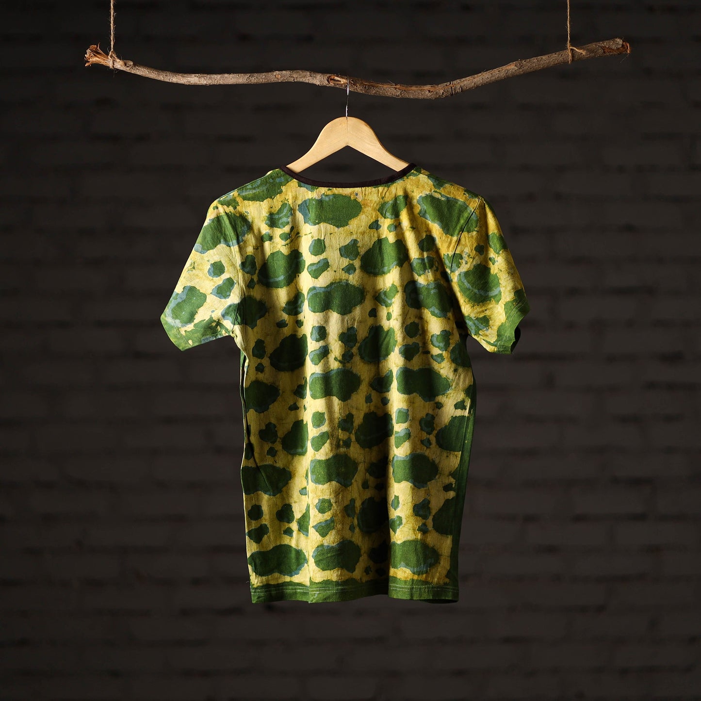 Bindaas Block Art Printed Cotton Women Round Neck T-shirt