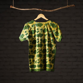 Bindaas Block Art Printed Cotton Women Round Neck T-shirt