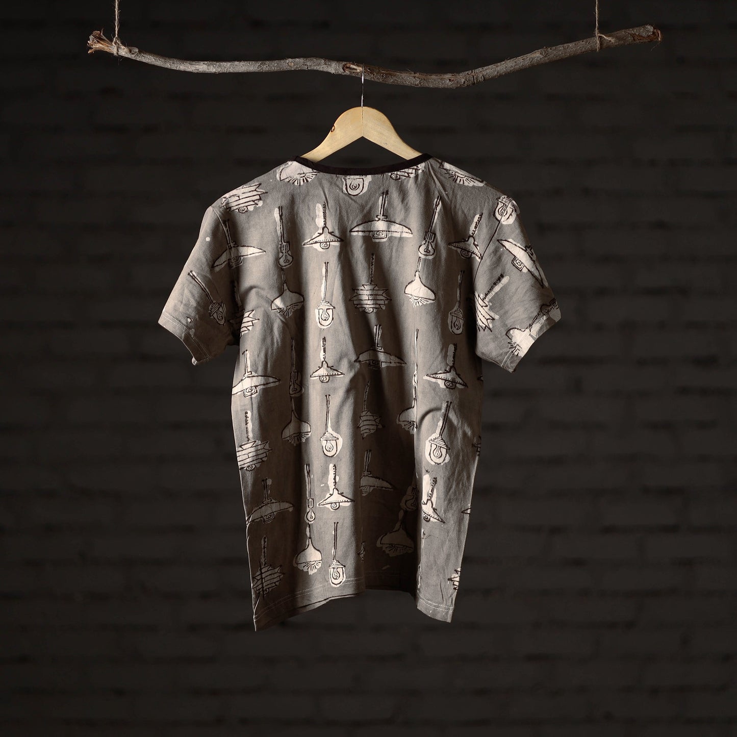 Bindaas art printed cotton women round neck t-shirt 85