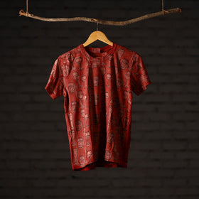 Bindaas art printed cotton unisex round neck t-shirt 14