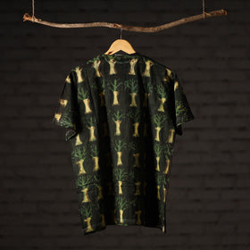 Bindaas art printed cotton unisex round neck t-shirt 44