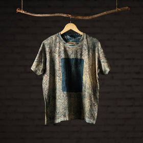 Bindaas art printed cotton unisex round neck t-shirt 49