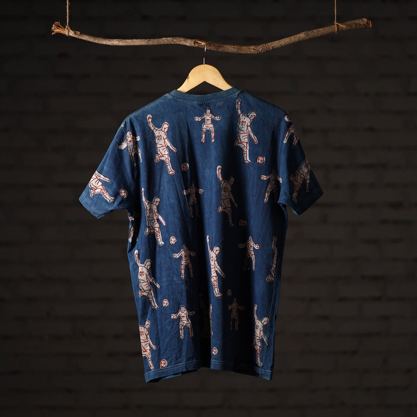 Bindaas art printed cotton unisex round neck t-shirt 89