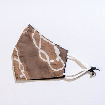  Bindass Block Print Cotton 3 Layer Snug Fit Face Cover 