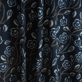 Bindaas hand block art print natural dyed cotton fabric 06