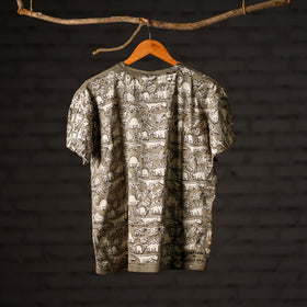  Bindaas Block Art Printed Cotton Round Neck T-shirt 