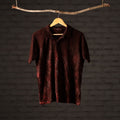Bindaas natural dyed art unisex polo collar t-shirt 71