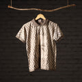 Bindaas natural dyed art unisex polo collar t-shirt 96