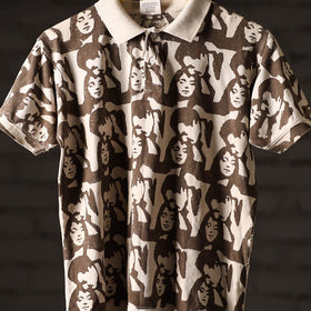 Bindaas natural dyed art unisex polo collar t-shirt 95