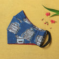  Bindaas Block Printed Cotton 3 Layer Snug Fit Face Cover 