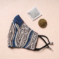  Bindaas Block Printed Cotton 3 Layer Snug Fit Face Cover with Herb Pocket  
