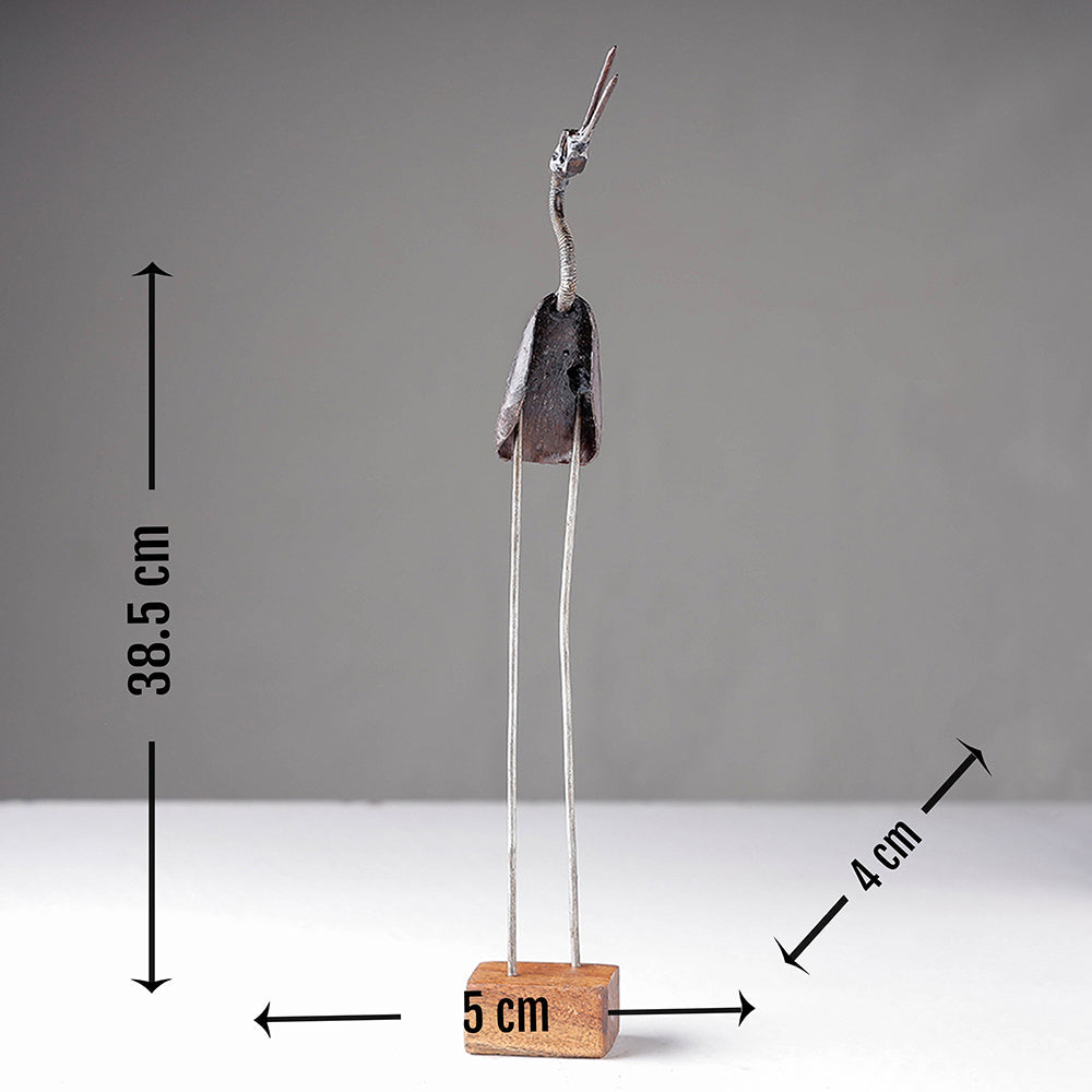 recycled metal sculpture