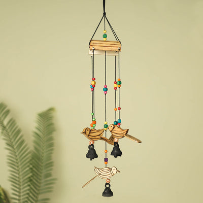  Handcarved Khamhar Wood Jhoomar / Hanging 