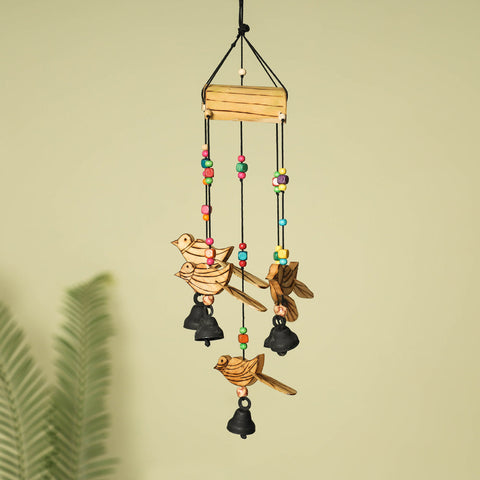  Handcarved Khamhar Wood Jhoomar / Hanging 