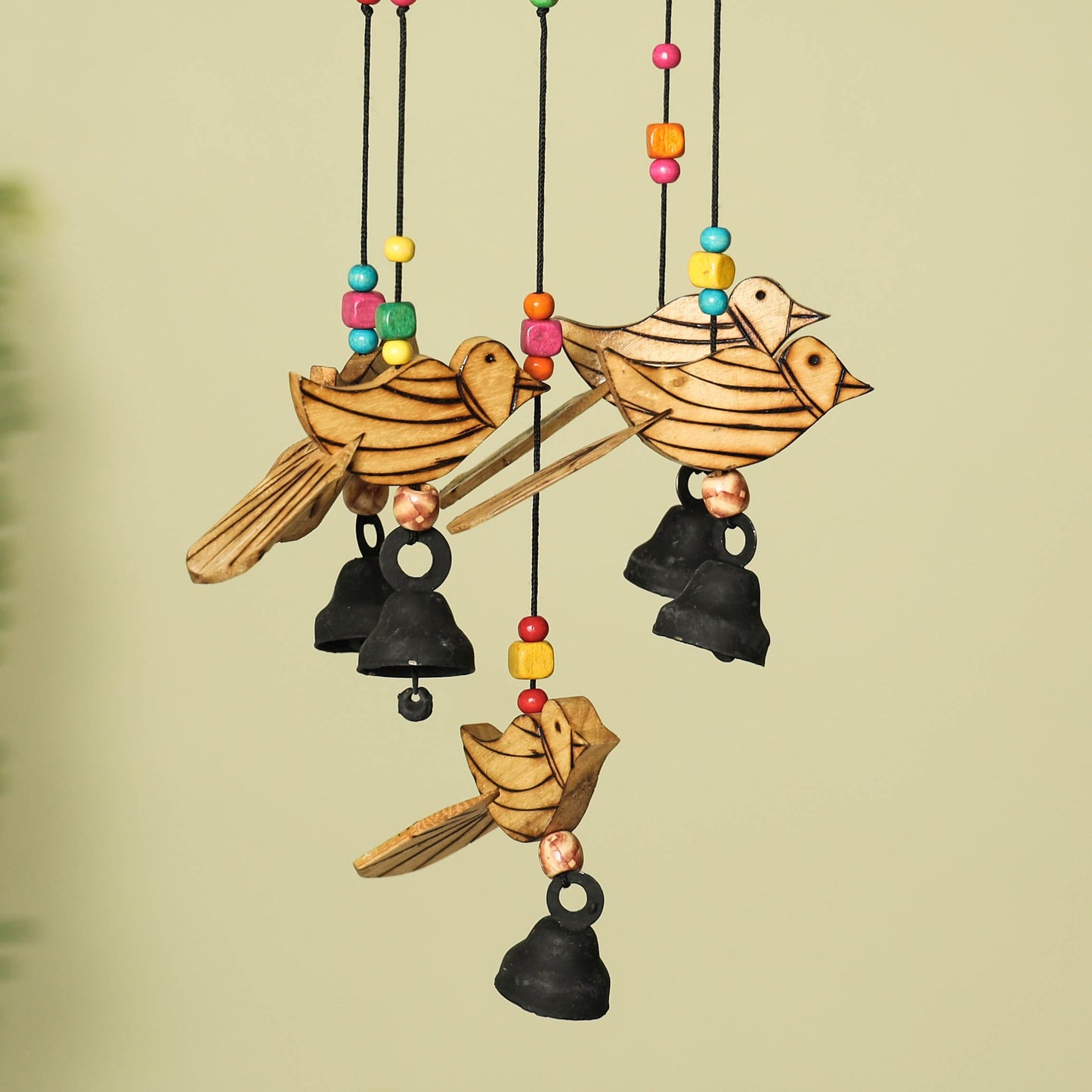 Handcarved Khamhar Wood Jhoomar / Hanging 