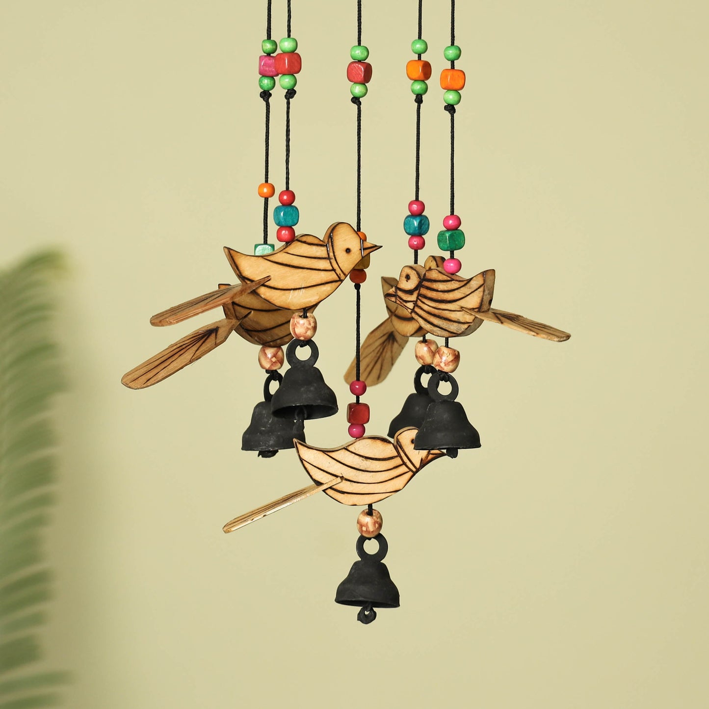  Handcarved Khamhar Wood Jhoomar / Hanging 