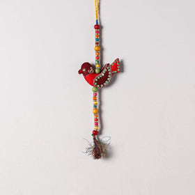  Buy Bird - Handmade Felt & Beadwork Wall Hanging 