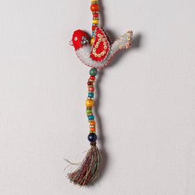  Buy Bird - Handmade Felt & Beadwork Wall Hanging 