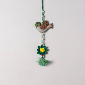  Buy Bird - Handmade Felt & Beadwork Wall Hanging 