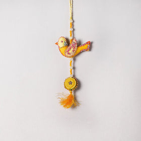  Buy Bird - Handmade Felt & Beadwork Wall Hanging 