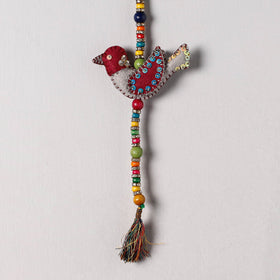  Buy Bird - Handmade Felt & Beadwork Wall Hanging 