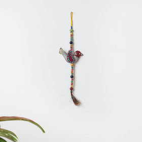  Buy Bird - Handmade Felt & Beadwork Wall Hanging 