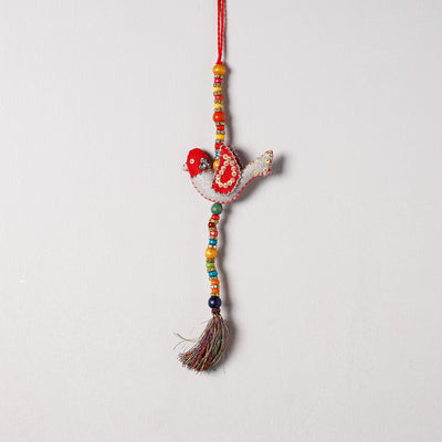  Buy Bird - Handmade Felt & Beadwork Wall Hanging 