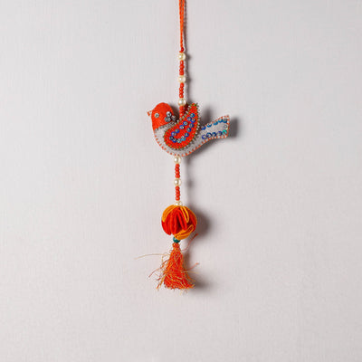  Buy Bird - Handmade Felt & Beadwork Wall Hanging 