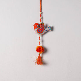 Buy Bird - Handmade Felt & Beadwork Wall Hanging 