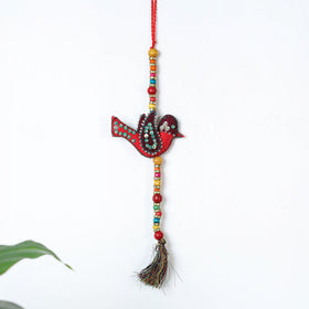  Buy Bird - Handmade Felt & Beadwork Wall Hanging 
