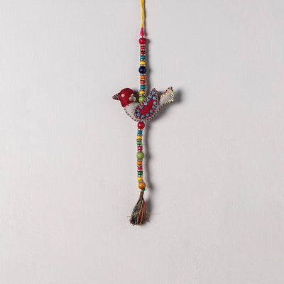  Buy Bird - Handmade Felt & Beadwork Wall Hanging 