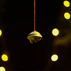 Bird - kashmir handpainted christmas decor ornament 79