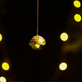 Bird - kashmir handpainted christmas decor ornament 79