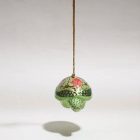 Bird - kashmir handpainted christmas decor ornament 79