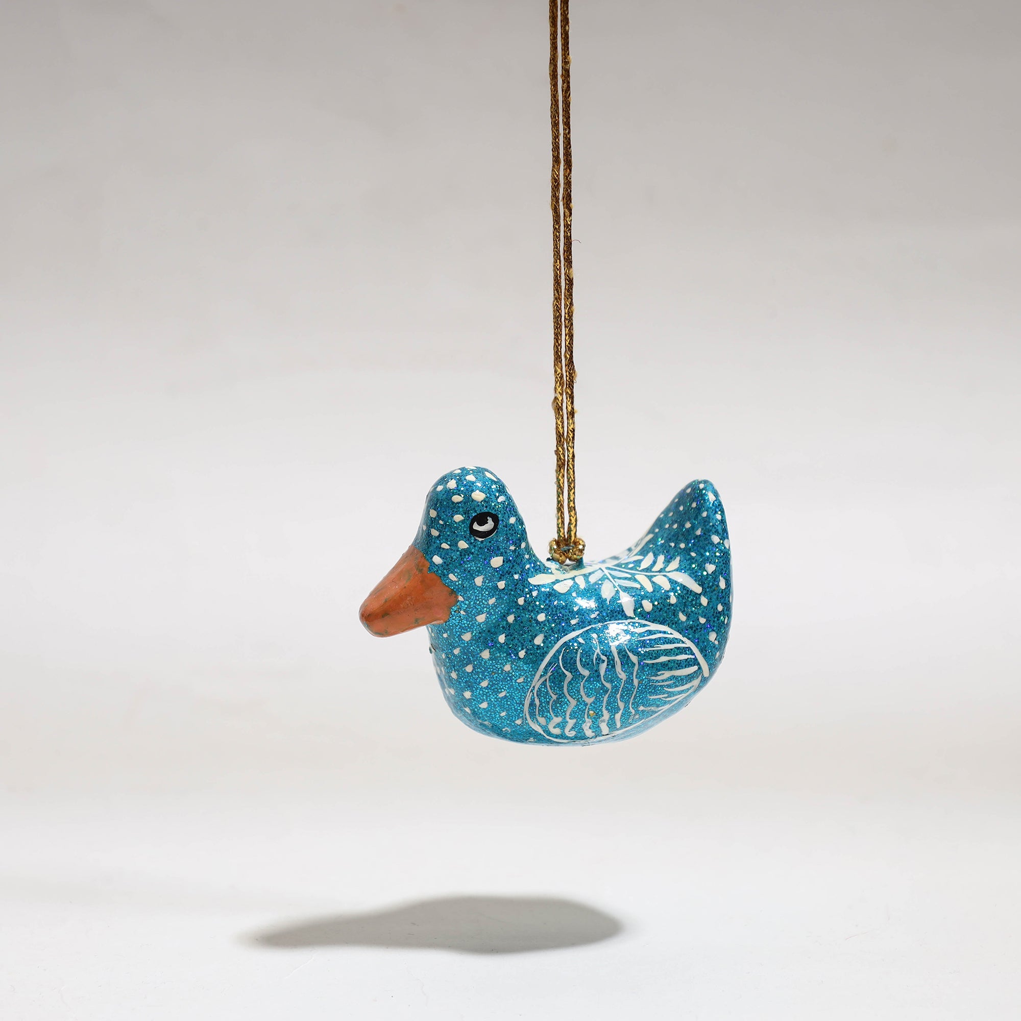 Bird - kashmir handpainted christmas decor ornament 88