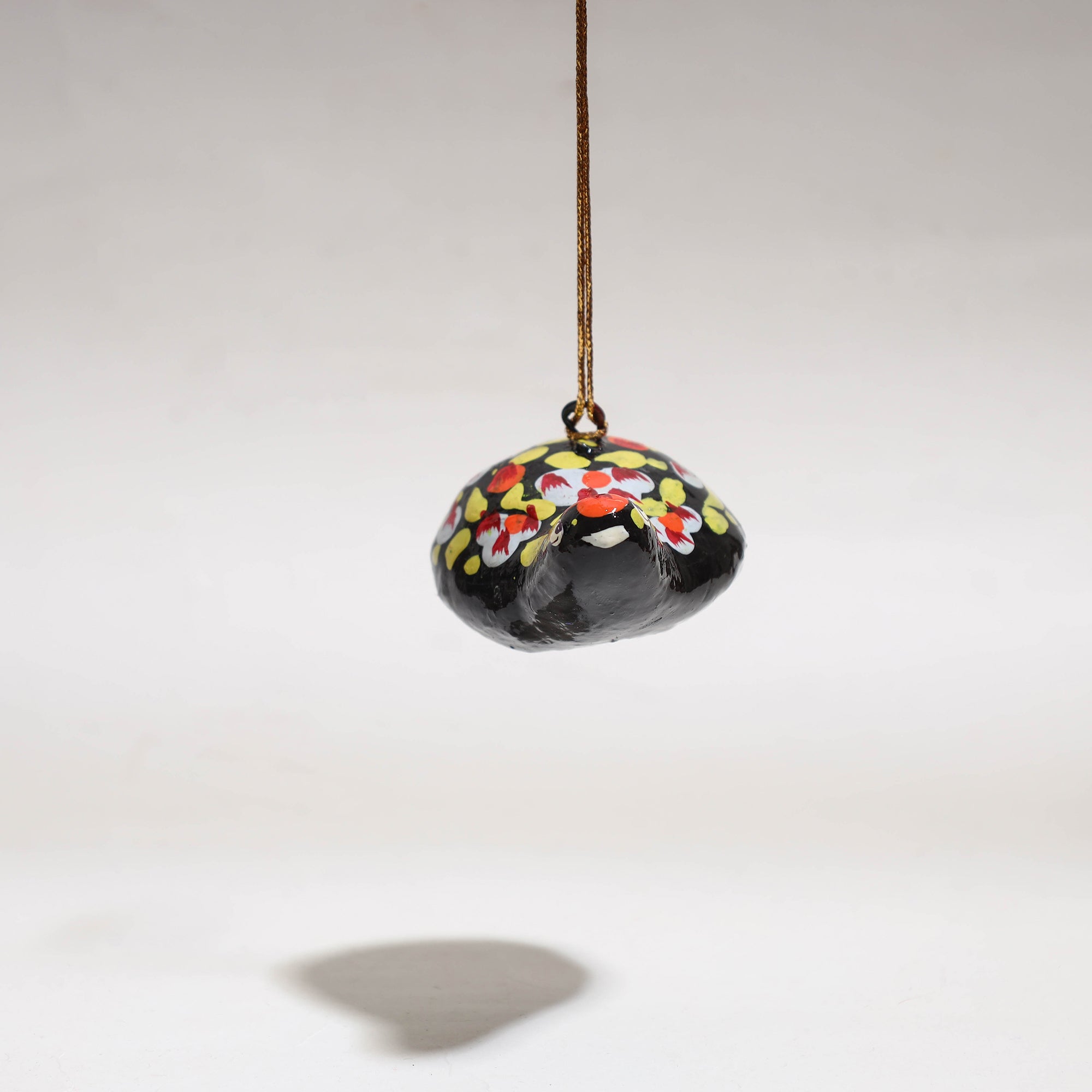 Bird - kashmir handpainted christmas decor ornament 91