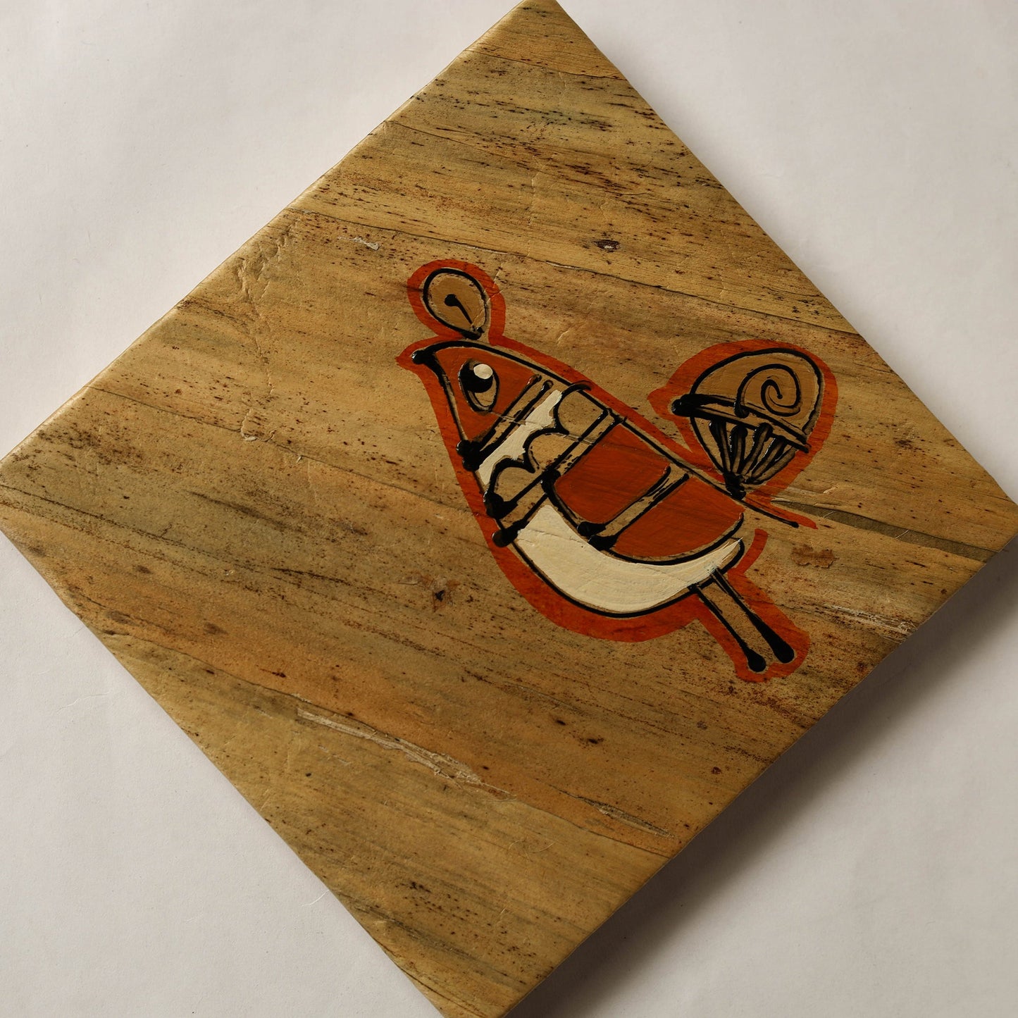 Bird - Water Hyacinth Handpainted Handmade Paper Diary