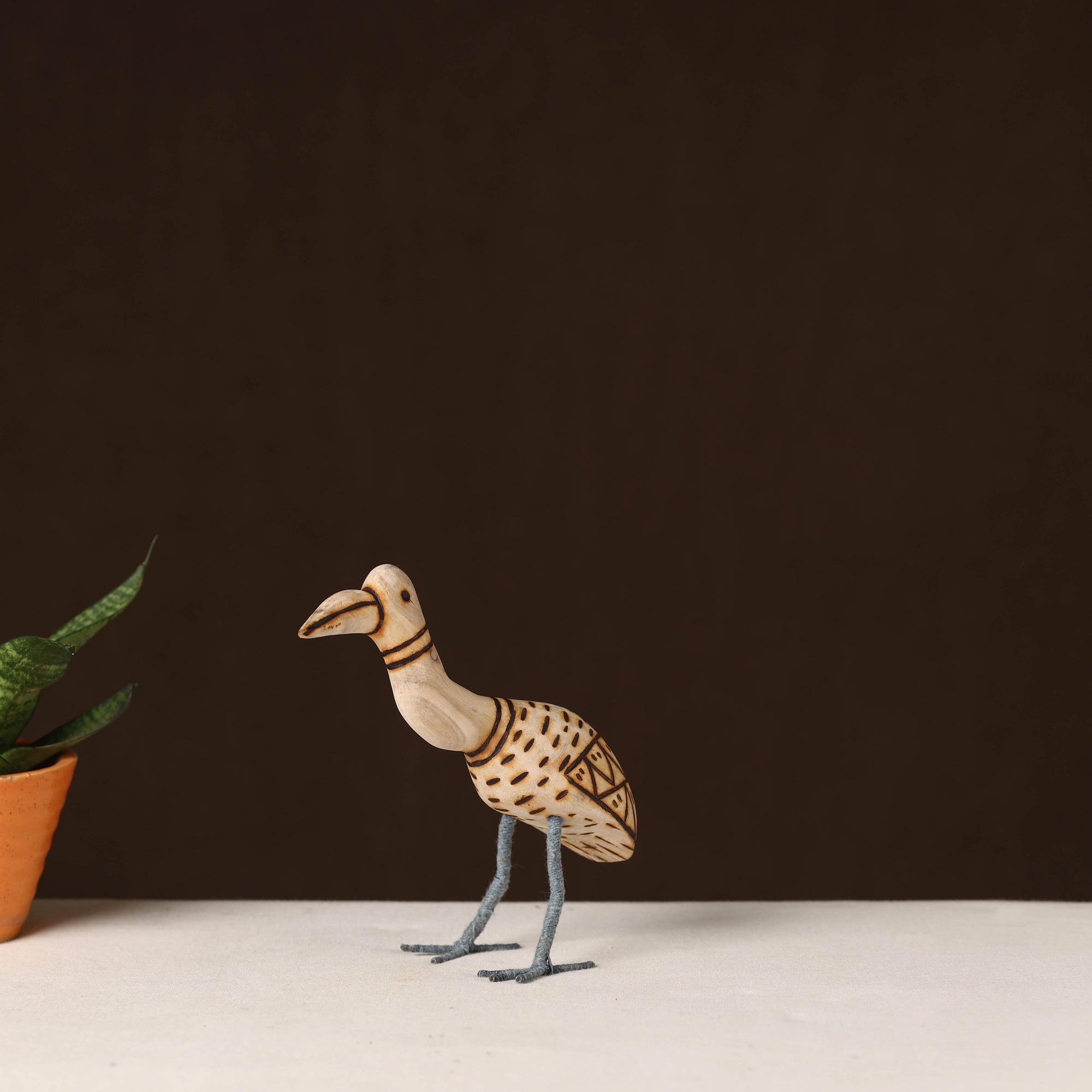 Birds - hand-carved wooden home decor item 10 - handcrafted