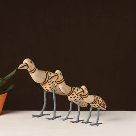 Birds - hand-carved wooden home decor item 10 - handcrafted