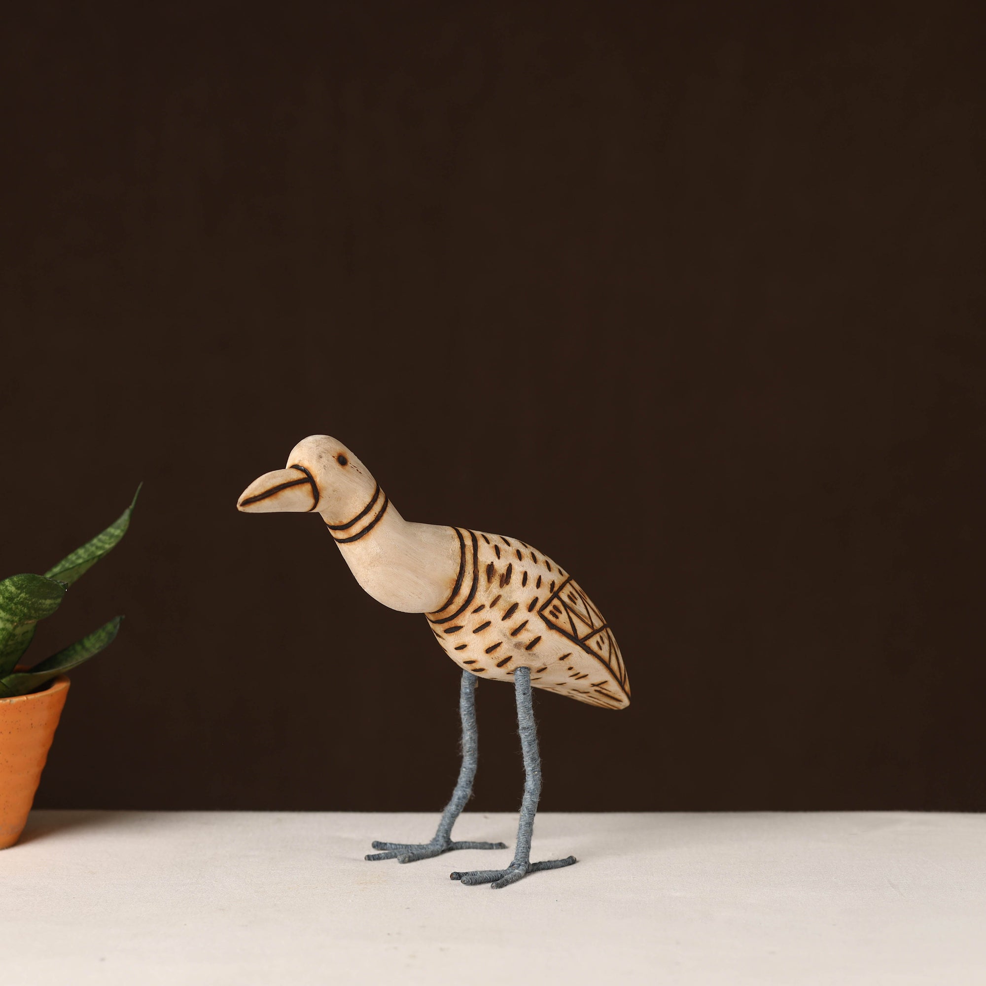 Birds - hand-carved wooden home decor item 10 - handcrafted