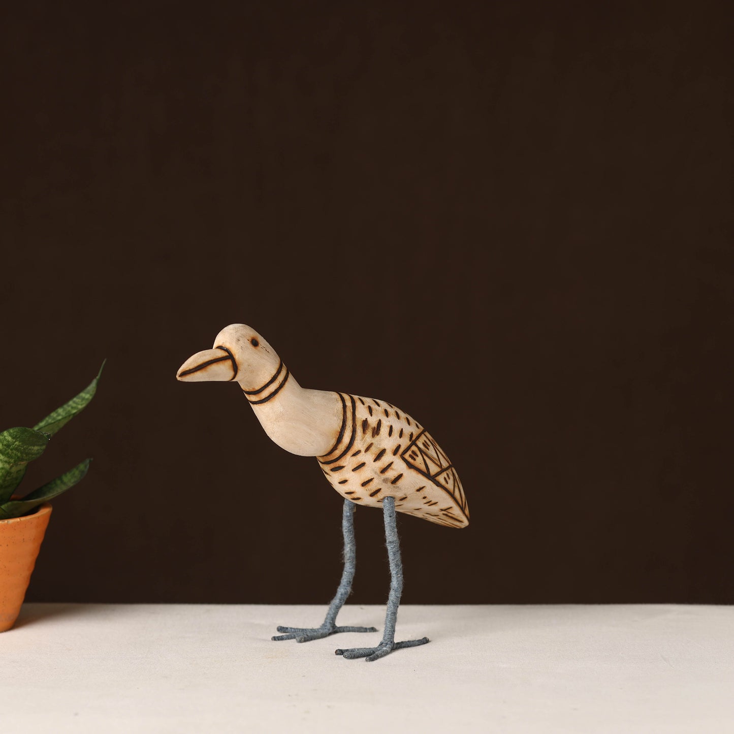 Birds - hand-carved wooden home decor item 10 - handcrafted