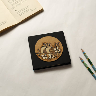 Birds - Handpainted Handmade Paper Diary