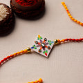  Bishnupur Handpainted Fabric Rakhi 07 