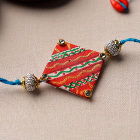  Bishnupur Handpainted Fabric Rakhi 09 