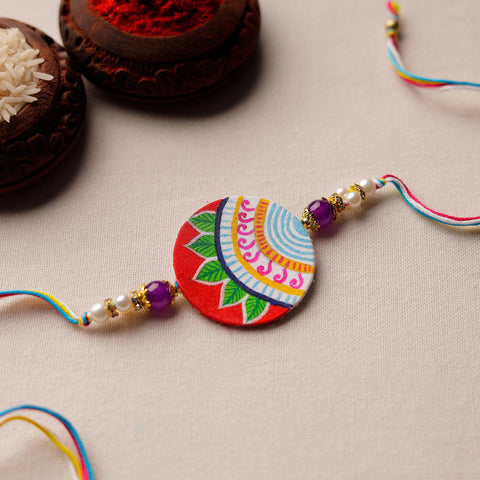  Bishnupur Handpainted Fabric Rakhi 17 