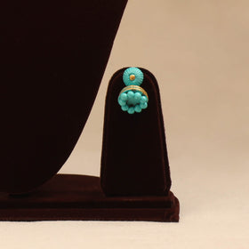 Bishnupur handpainted terracotta necklace set 10