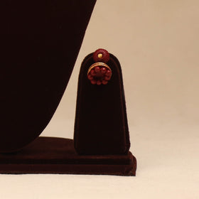 Bishnupur handpainted terracotta necklace set 11