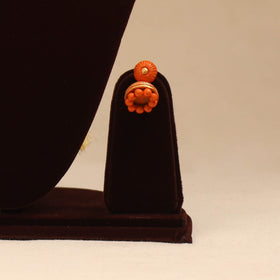 Bishnupur handpainted terracotta necklace set 12