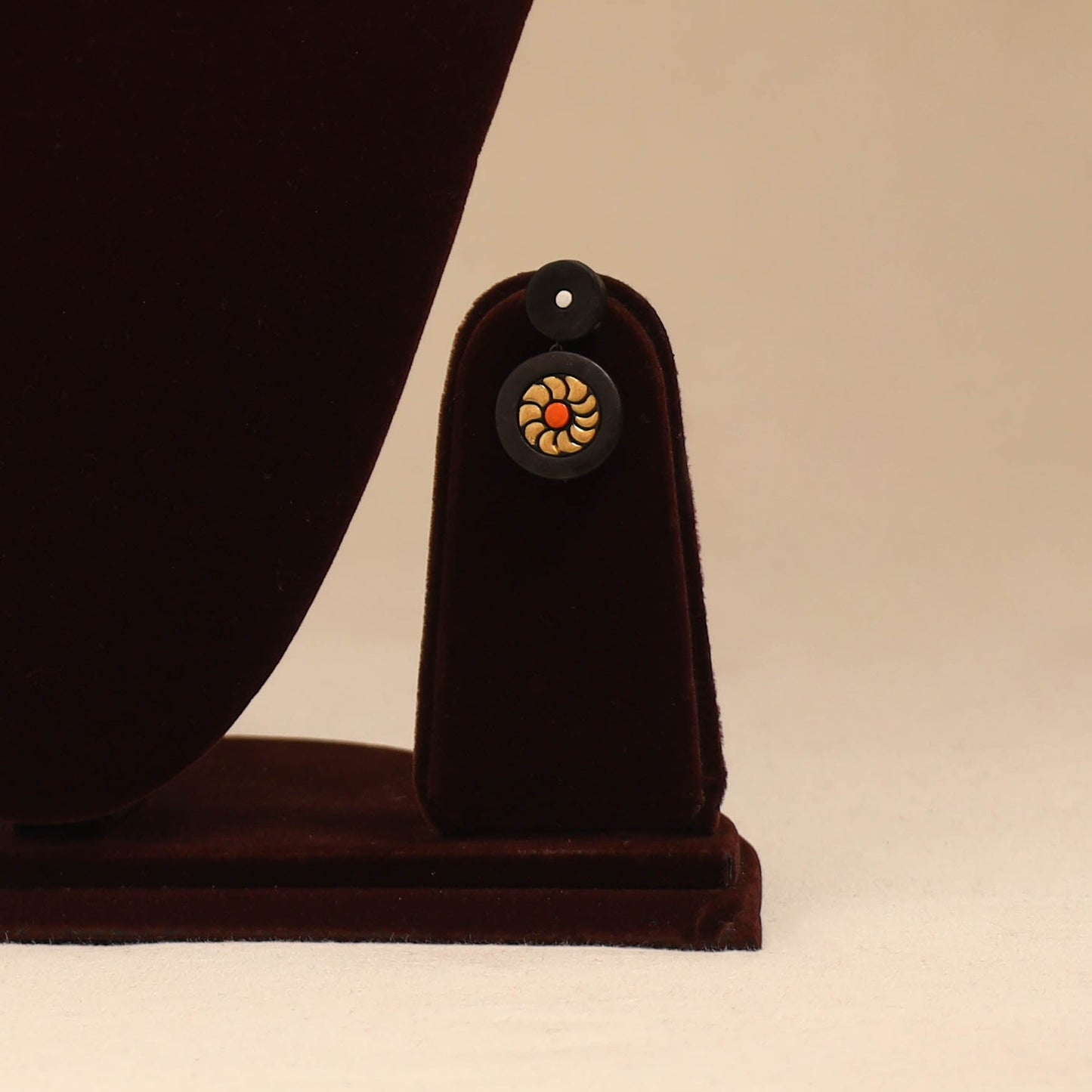 Bishnupur handpainted terracotta necklace set 15