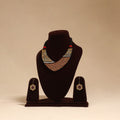 Bishnupur handpainted terracotta necklace set 19